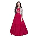 White Button Girls Jacket Style Gown 