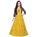 White Button Girls Jacket Style Gown 