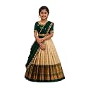 White Button New latest half Saree South