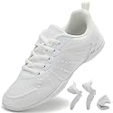 White Cheer Shoes Women Girls Black Mesh Breathable Dance Sneakers