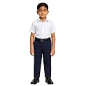 White Cotton Trousers for Kids Regular Fit