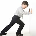 White Cotton Trousers for Kids Regular Fit