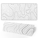 White Extended Gaming Mouse Pad - 31.5