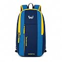 White Feather Dinky Compact Backpack | 10L Lightweight Water Resistant Daypack for Gym Cycling Running Travel Daily Use | Small Casual Backpack for Men Women (Navy Blue Blue)