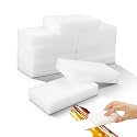 White Foam Magic Sponge Eraser, Multipurpose Cleaning Pads for Kitchen, Bathroom, Walls, Tiles, Shoes & Household Stain Removal, Reusable Cleaning Sponge (Pack of 4)