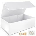 RYDDOY White Gift Box, 12x6x4'' Gift Boxes with Lids for Presents