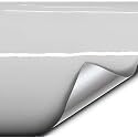 White Gloss 5 Feet x 1 Foot Vinyl Wrap Roll with Air Release Technology