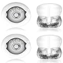 White Gold Earring Backs,18K Gold Push Back Earring Backs Hypoallergenice