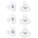 White Gold Earring Backs,Silver Earring Backs,Clear Silicone Earring Backs