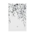White/Grey Sage Eucalyptus Leaves Decorative 1-Gang No Device Wall Plate Blank Outlet Covers Light Switch Cover Switchplate Electrical Faceplate Bedroom Decorate