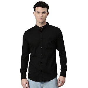 WHITE HEART Mens Solid Cotton Regular Fit