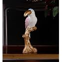 THE WHITE INK DECOR Claude Premium Bird Figurine in Lively Pastel showpeice