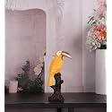 THE WHITE INK DECOR Claude Premium Bird Figurine in Lively Yellow showpeice