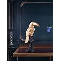 The White Ink Decor Premium Bird Figurine Bird Decor Decorative Birds - Outdoor and Indoor Bird Statues and Figurines - Bird Decorations for Home and Garden