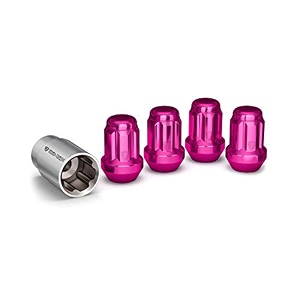 white knight 40700spkt pink wheel lock 4 pack