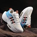 White Lightweight Boys Men Casual Sneakers Sports