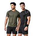 White Moon Gym T Shirts for Men