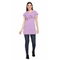White Moon Women's Cotton Casual Long T Shirts (Move) (M)