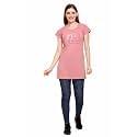 White Moon Women's Cotton Casual Long T Shirts (Onion) (XXL)