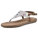 WHITE MOUNTAIN Women's London Flat Sandal