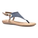 WHITE MOUNTAIN Women's London Flat Sandal