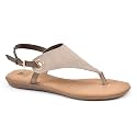 WHITE MOUNTAIN Women's London Flat Sandal