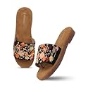 The White Pole Handmade Embroidered Ethnic Flat