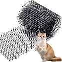 THE WHITE SHOP Cat Scat Mat with Spikes, Prickle Strips Network Digging Stopper Indoor Deterrent Mat for Garden Outdoor,2M*0.3M (Color : Black)