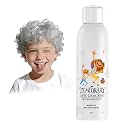 White Temporary Hair Color Spray for Men Women, Silver Instant Colored Hair Dye Alternative for Teens, Quick Styling for Party Christmas Halloween, Disposable Washable, 150ml