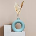 White VaseFlower VasePampas Grass VaseCeramic VaseRound Shaped