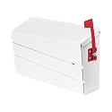 Wall-Mount Mailbox White with Flag