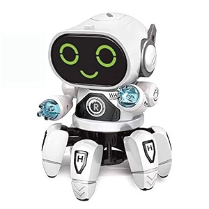 white whale you think we bring octopus shape electric robot colorful music flashing lights dance toy for kids boys girls