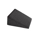 The White Willow Bed Wedge Pillow for Back Support Memory Foam with Removable Pillow Cover, King Size High Height- Grey (20" L x 20" W x 12" H Inch)