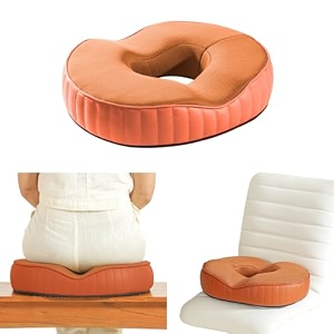 the white willow donut orthopedic cooling gel foam chair amp car seat cushion for lower back pain sciatica tailbone amp hip pain relief- below 50kg body weight tan 1734 l x 1434 w x 2534 h