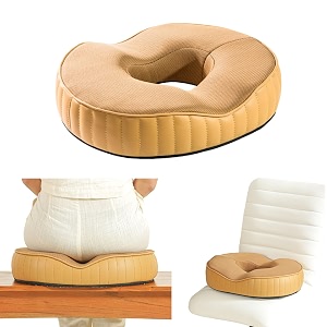 the white willow donut orthopedic cooling gel foam chair amp car seat cushion for lower back pain sciatica tailbone amp hip pain relief- below 50kg body weight mango 1734 l x 1434 w x 2534 h