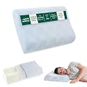 The White Willow Cervical Pillow for Neck Pain &amp; Shoulder Pain Relief-Memory Foam Pillow for Sleeping-Orthopedic Pillow for Spondylitis-Ortho Neck Support Contour Medical Pillow-XXL King-Blue