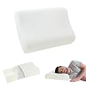 The White Willow Cervical Pillow for Neck Pain &amp; Shoulder Pain Relief-Memory Foam Pillow for Sleeping-Orthopedic Pillow for Spondylitis-Ortho Neck Support Contour Medical Pillow-XXL King - White