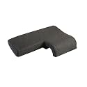 The White Willow Memory Foam Couple Hug Arm Hand Pressure Love Pillow for Sleeping for Husband &amp; Wife Perfect (25.5" x 18"W x 4.5") Grey