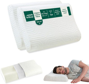 The White Willow Memory Foam Orthopaedic Pillow