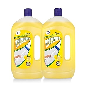floor cleanerwhite phenyl liquidfor homesoffshospitals schools etc to removes dirt and stains citrus 1ltr pack of 2