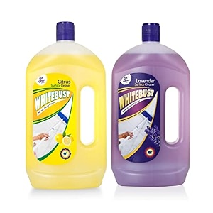 whitebust floor cleanerwhite phenyl liquidfor homesoffshospitals schools etc to removes dirt and stains citrus amp jasmine 1ltr pack of 2