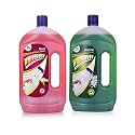 Floor cleaner,White Phenyl liquid,for Homes,Offs,Hospitals, Schools etc. to removes dirt and stains (Floral &amp; Jasmine 1ltr(Pack Of 2))