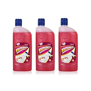 floor cleanerwhite phenyl liquidfor homesoffshospitals schools etc to removes dirt and stains floral 500ml pack of 3
