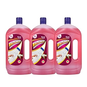 floor cleanerwhite phenyl liquidfor homesoffshospitals schools etc to removes dirt and stains floral 1ltr pack of 3
