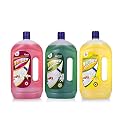 Floor cleaner,White Phenyl liquid,for Homes,Offs,Hospitals, Schools etc. to removes dirt and stains (Floral, Jasmine &amp; Citrus 1ltr (Pack Of 3))