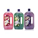 Floor cleaner,White Phenyl liquid,for Homes,Offs,Hospitals, Schools etc. to removes dirt and stains (Floral, Jasmine &amp; Lavender 1ltr (Pack Of 3))