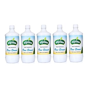 floor cleanerwhite phenyl 5 ltr liquidfor homesoffshospitals schools etc to removes dirt and stains pine 1ltr pack of 5