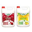 Floor cleaner,White Phenyl liquid,for Homes,Offs,Hospitals, Schools etc. to removes dirt and stains (PhRose&amp;lemon5ltr)