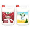 Floor cleaner,White Phenyl liquid,for Homes,Offs,Hospitals, Schools etc. to removes dirt and stains (Rose&amp;Pine5ltr)