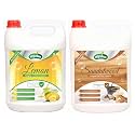 Floor cleaner White Phenyl liquid for Homes,Offs,Hospitals, Schools etc. to removes dirt and stains (Lemn&amp;sandal5ltr)
